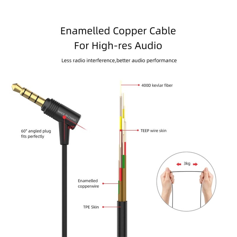 SoundMAGIC E11C Wired Earbuds with Microphone HiFi Stereo Earphones Noise Isolating in Ear Headphones Powerful Bass Tangle Free Cord Black - Image 5